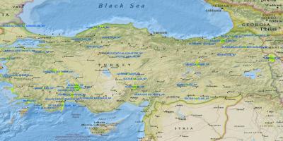 トルコの大陸地図 地図のトルコの大陸西アジア アジア